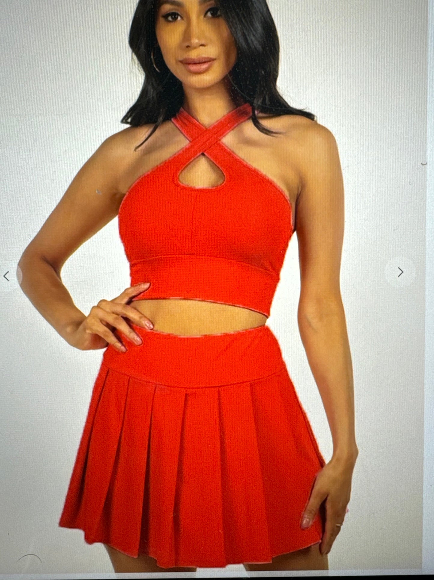 Tennis Skirt Set