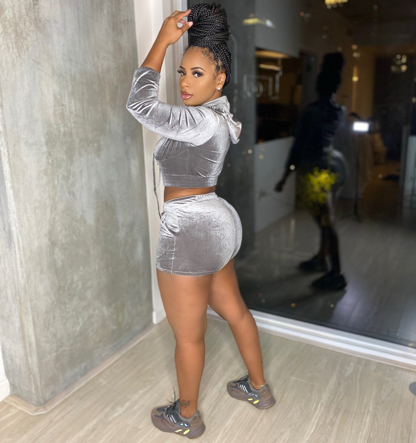 Velour Short Set