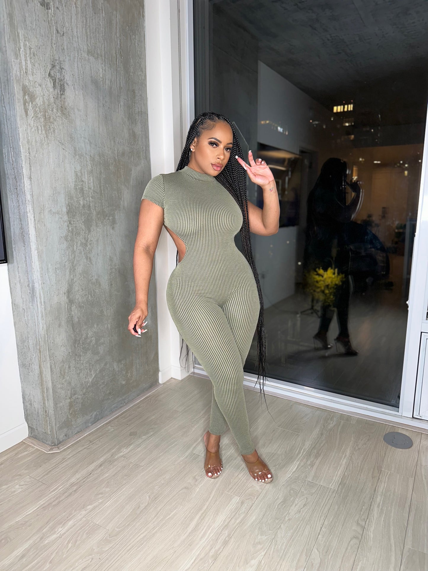 NYC Texture Jumpsuit